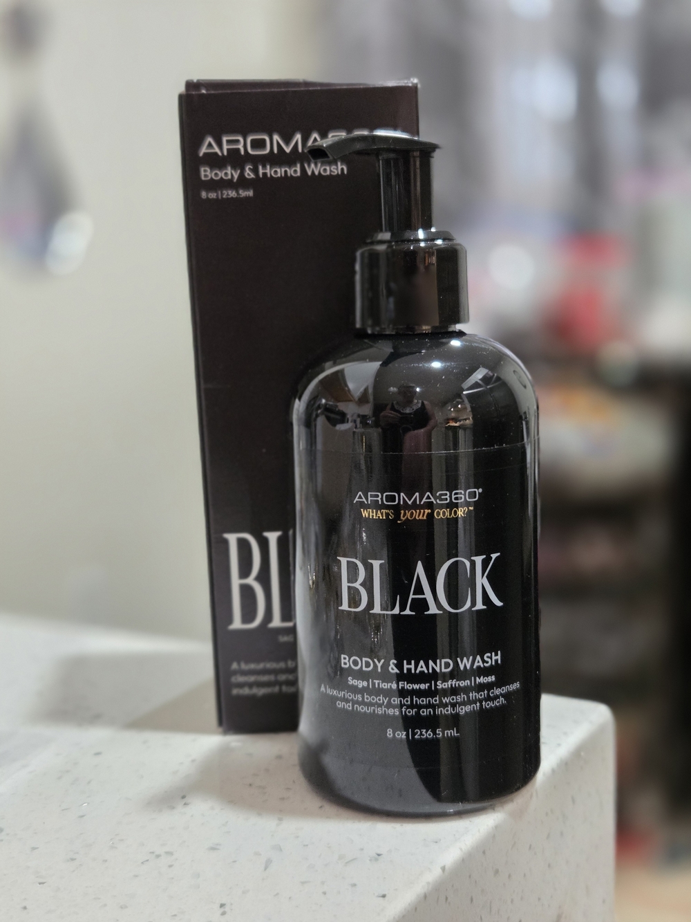 AROMA360 Black Body & Hand Wash 8oz